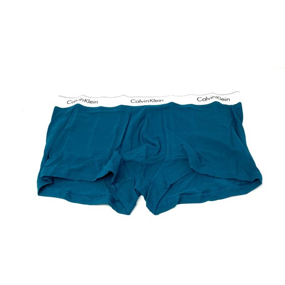 🌿 SALE 🌿 Calvin Klein Cotton Fit 3 Trunk Pink Green Gray Size XL NB2380038 - Picture 4 of 8